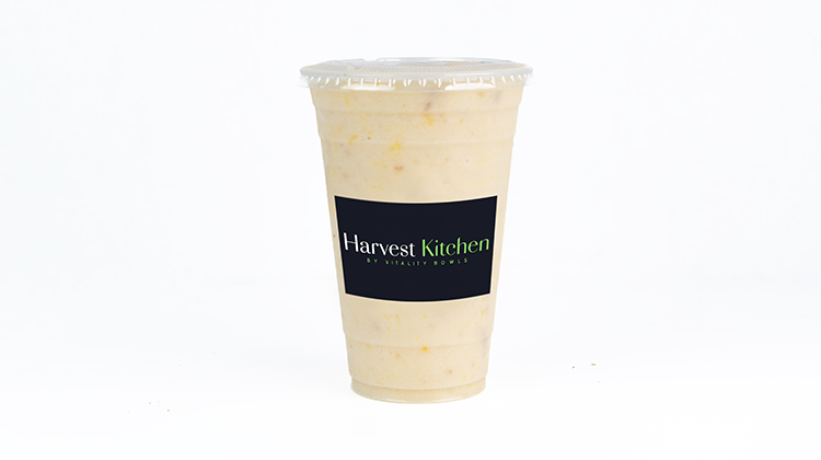 A creamy Vitality Bowls smoothie